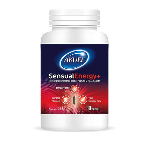 Akuel Sensual Energy+ 30 CPS supporto a un normale tasso di Testosterone