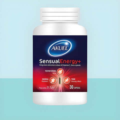 Akuel Sensual Energy+ 30 CPS supporto a un normale tasso di Testosterone